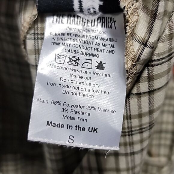 The Ragged Priest Check Chain Dress, Size Small, Detachable Front Straps - Picture 9 of 9